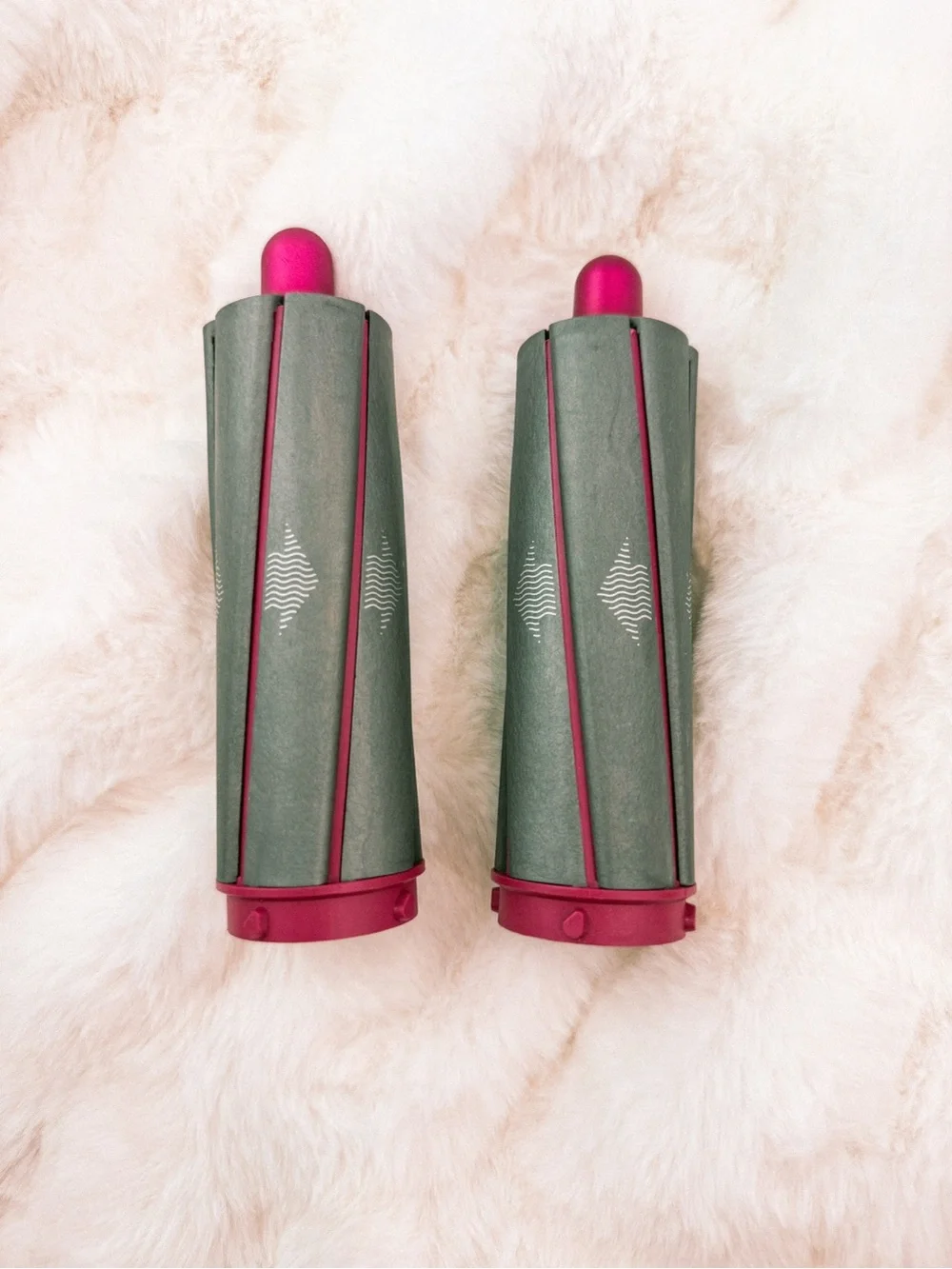 Dyson Hair Multi-Styler Set in Pink and Gray with Orange Case